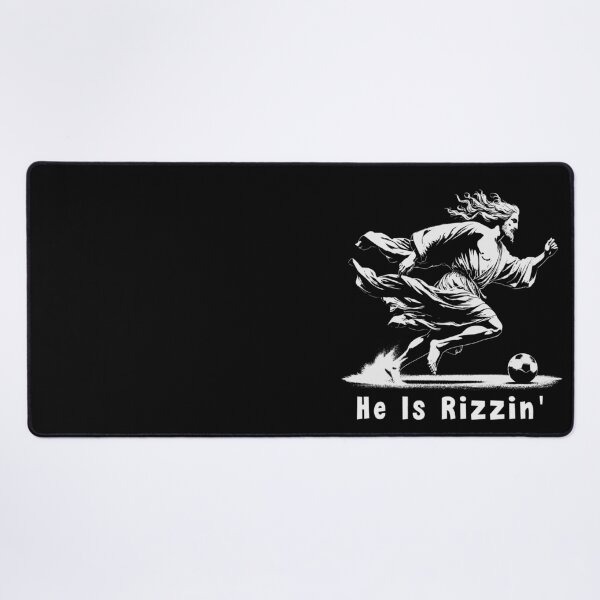 Item preview, He Is Rizzin Religious Christian Soccer Lover Jesus Meme designed and sold by Chmielayka.