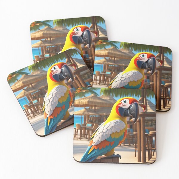 Item preview, Beach Bar Parrot designed and sold by MatrixTattoo.