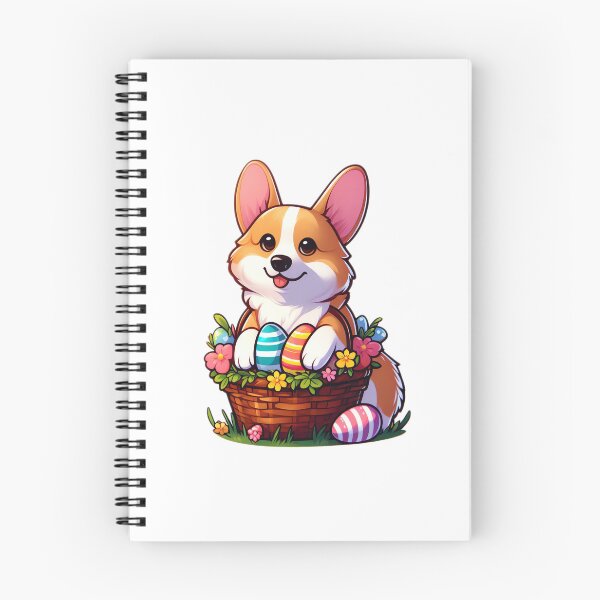 Item preview, Cheerful Corgi Easter Delight designed and sold by EpicPaws.