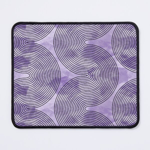 Item preview, muted vertical waves - black on violet designed and sold by kobyakov.