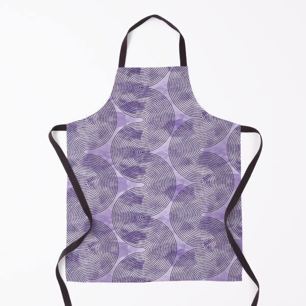 Item preview, muted vertical waves - black on violet designed and sold by kobyakov.