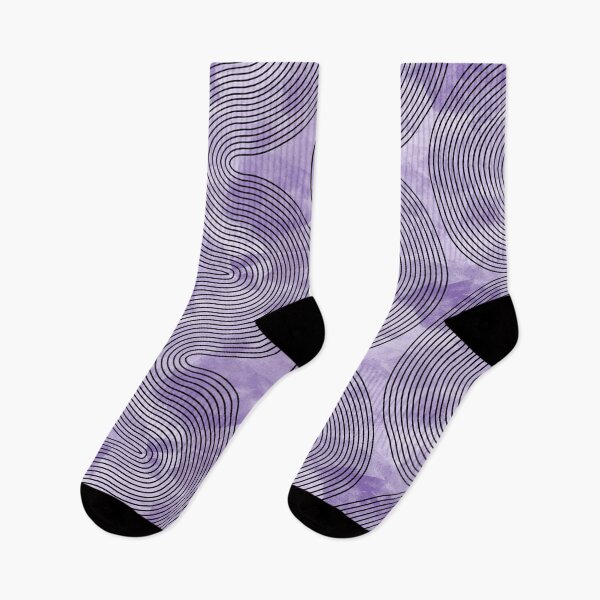 Item preview, muted vertical waves - black on violet designed and sold by kobyakov.