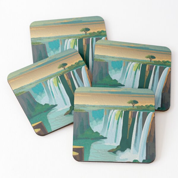 Item preview, Victoria Falls African Landscape Zambia designed and sold by TheJoeyStudio.