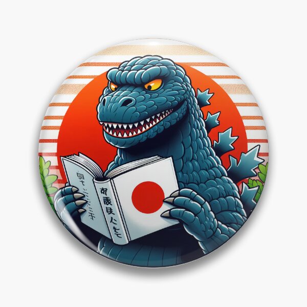 Item preview, Godzilla Reading a Book designed and sold by stickyfoot.