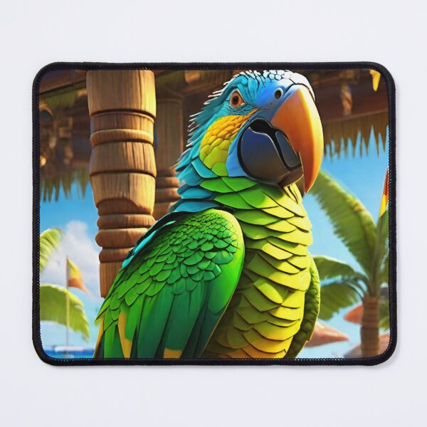 Item preview, Beach Bar Green Parrot designed and sold by MatrixTattoo.