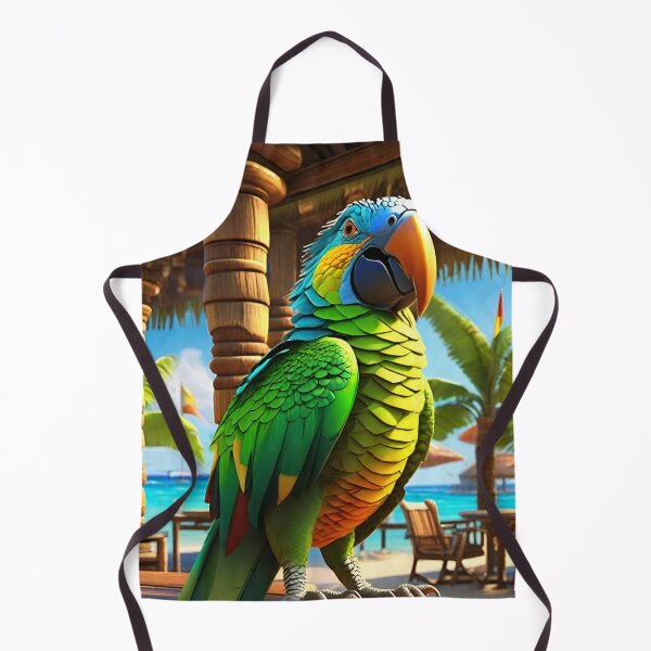 Item preview, Beach Bar Green Parrot designed and sold by MatrixTattoo.