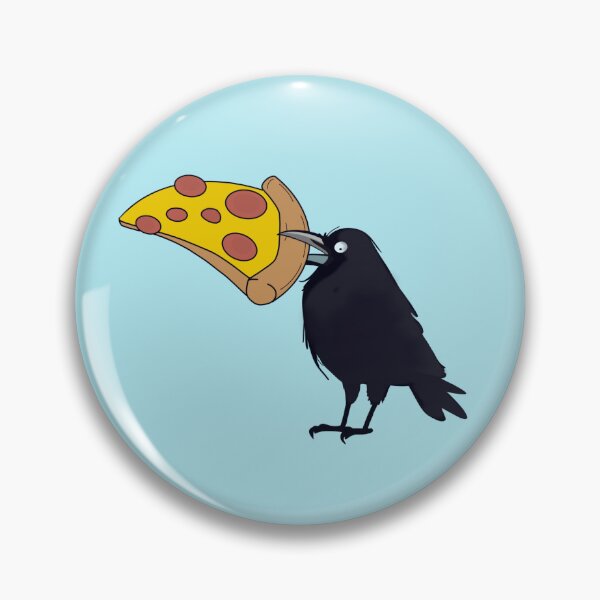 Item preview, Pizza Crow - Crime Crow Collection designed and sold by Leaky Doodle.