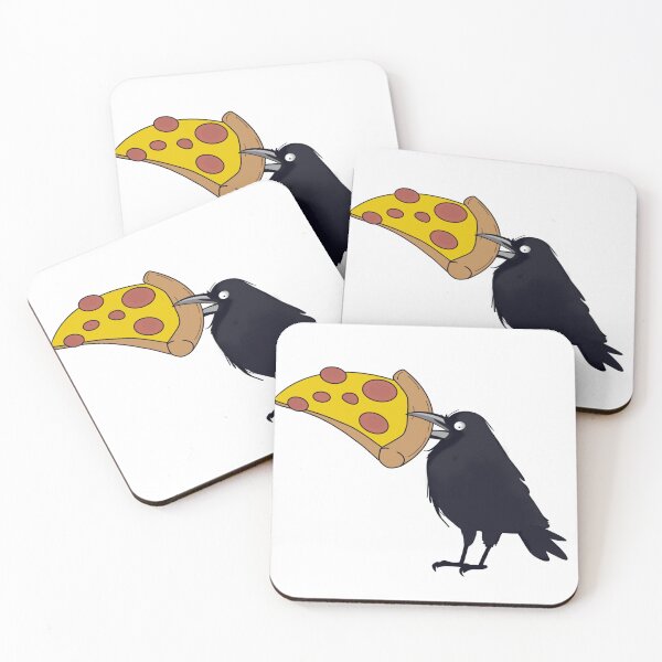 Item preview, Pizza Crow - Crime Crow Collection designed and sold by Leaky Doodle.