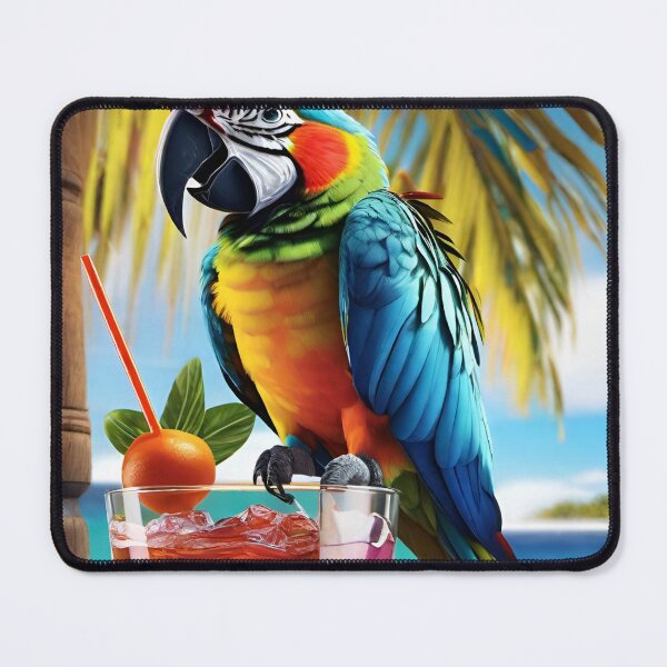 Item preview, Tiki Bar Parrot designed and sold by MatrixTattoo.