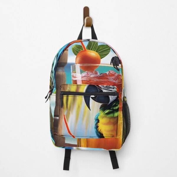 Item preview, Tiki Bar Parrot designed and sold by MatrixTattoo.