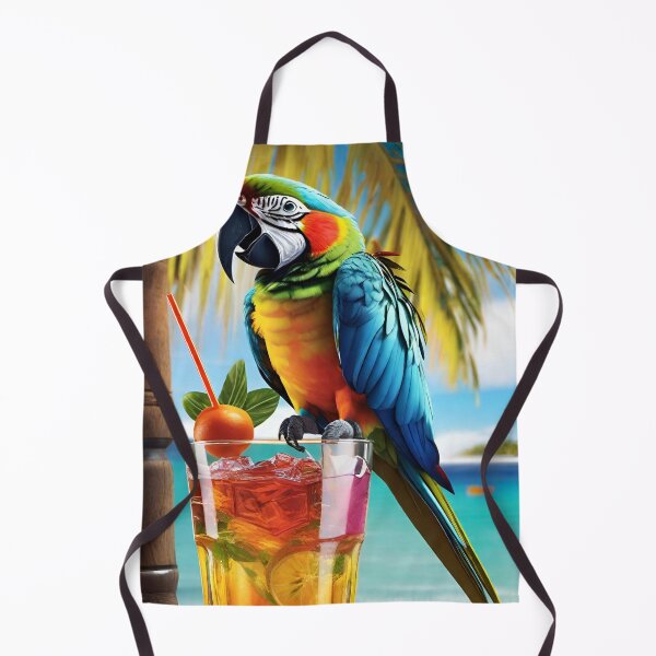 Item preview, Tiki Bar Parrot designed and sold by MatrixTattoo.