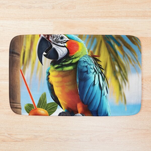Item preview, Tiki Bar Parrot designed and sold by MatrixTattoo.