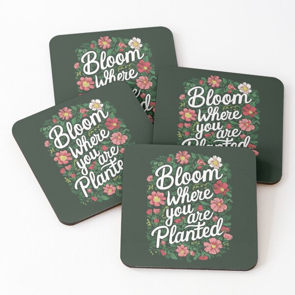 Item preview, Bloom Where You Are Planted designed and sold by wickedsticker.