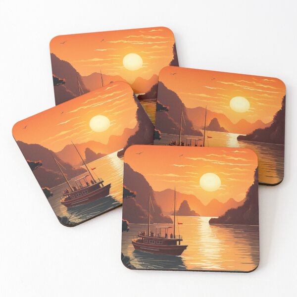 Item preview, Sailing Through Serenity, Ha Long Bay #4 designed and sold by Anuchartl.