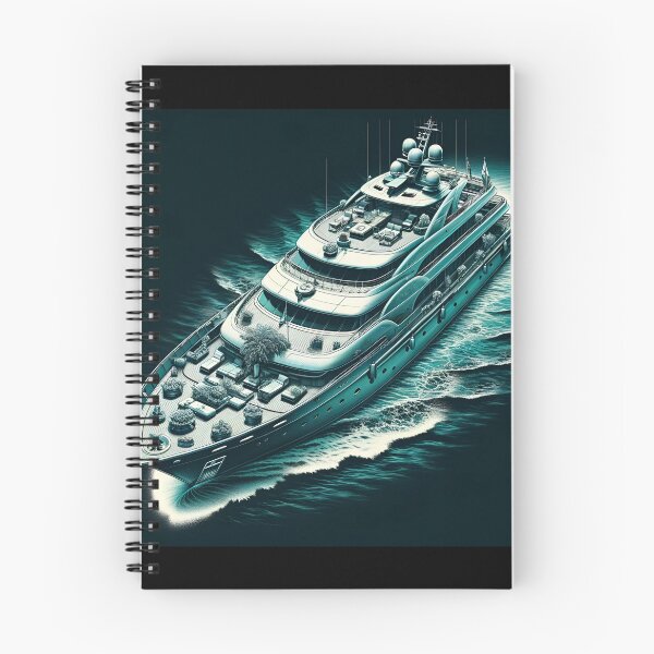 Item preview, Aqua Yacht: Recreational Retreat in Ornate Style designed and sold by ByDigitalDream.