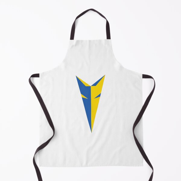 Item preview, Ukrainian Blue & Yellow Fox Head Art on White designed and sold by sleepingdogprod.