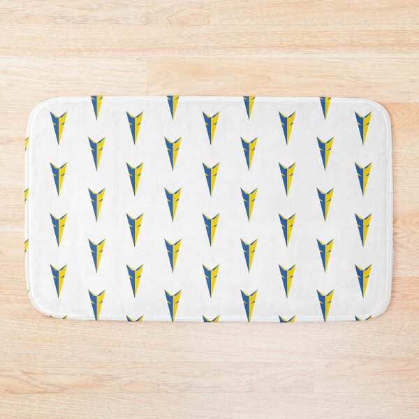 Item preview, Ukrainian Blue & Yellow Fox Head Art on White designed and sold by sleepingdogprod.
