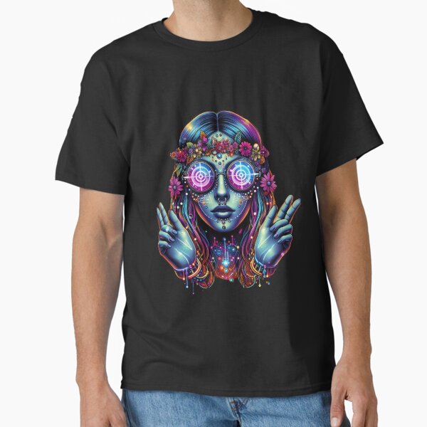 Item preview, Techno Flower Child Hippie designed and sold by Star Treatment.