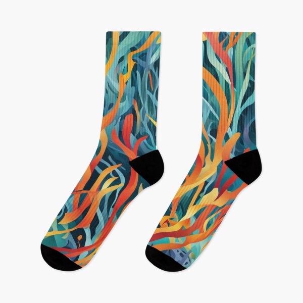 Item preview, Abstract Colorful Kelp Pattern designed and sold by calibrit.