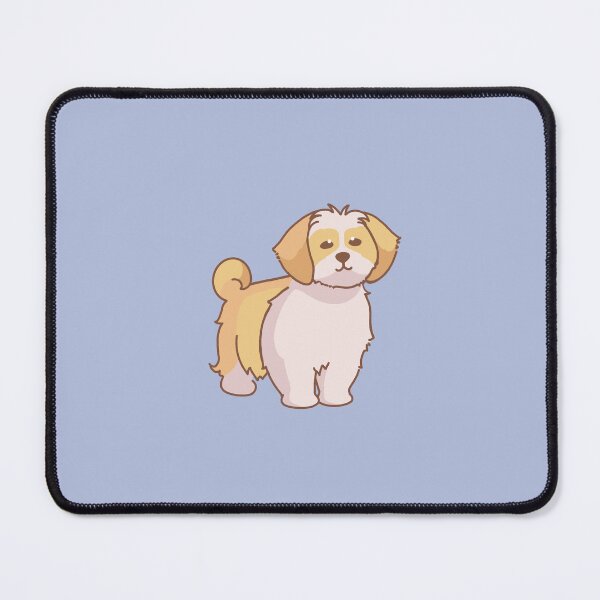 Item preview, Simple gold and white Shih Tzu designed and sold by PupBubble Art.