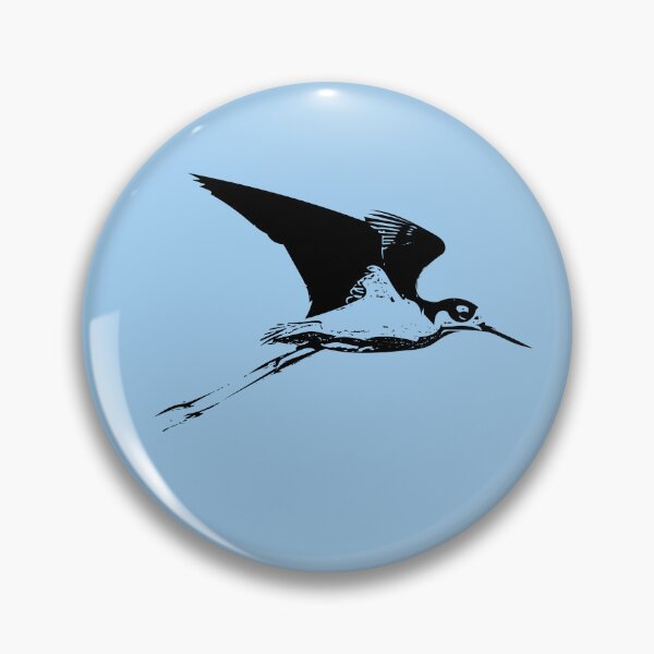 Item preview, Black Necked Stilt Black Design  designed and sold by designsasstultd.