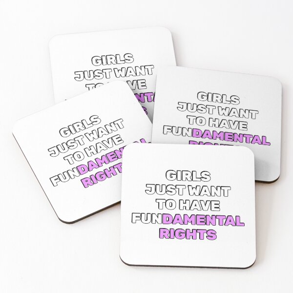 Item preview, Girls Just Want to Have Fundamental Rights designed and sold by Inspirationmotivation.