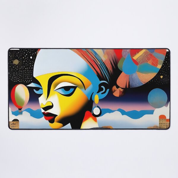 Item preview, Cubist Dream in Technicolor designed and sold by ramboe.