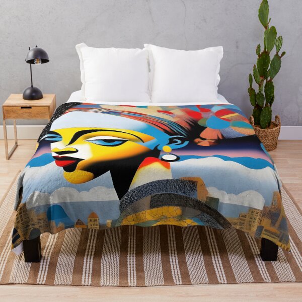 Item preview, Cubist Dream in Technicolor designed and sold by ramboe.
