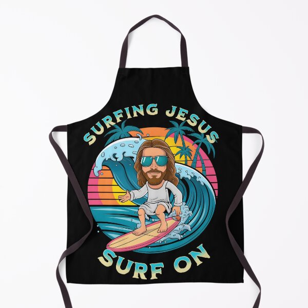 Item preview, Jesus surfing - Surf on designed and sold by BobaTeeStore.