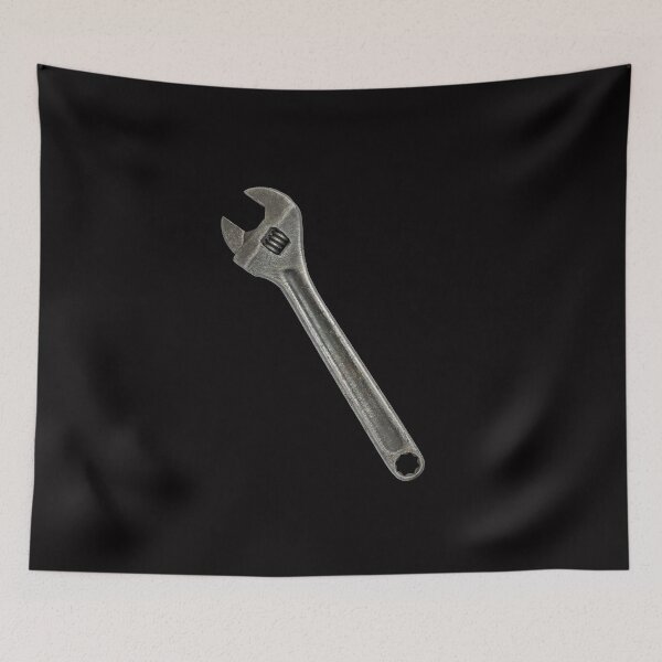 Item preview, SPANNER WRENCH, RETRO ADJUSTABLE WRENCH designed and sold by DiySystem.