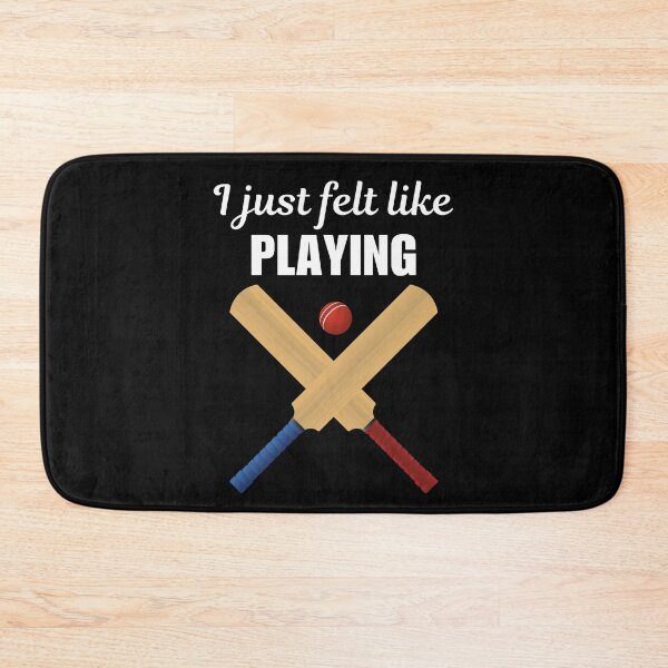 Item preview, I just felt like playing, funny quote or saying for cricket sport or game dad designed and sold by NBSStore.