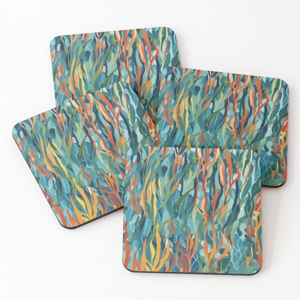 Item preview, Abstract Colorful Kelp Pattern designed and sold by calibrit.