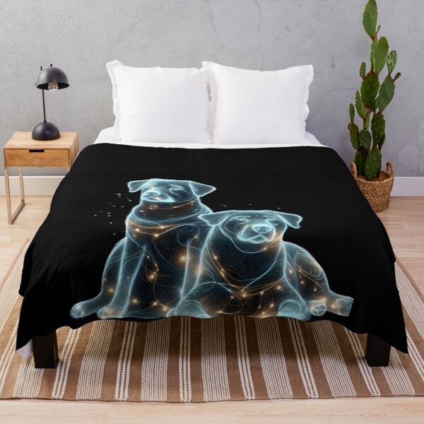 Item preview, Twin Pups’ Luminous Embrace : A Art Delight designed and sold by ROYAL-STAR.