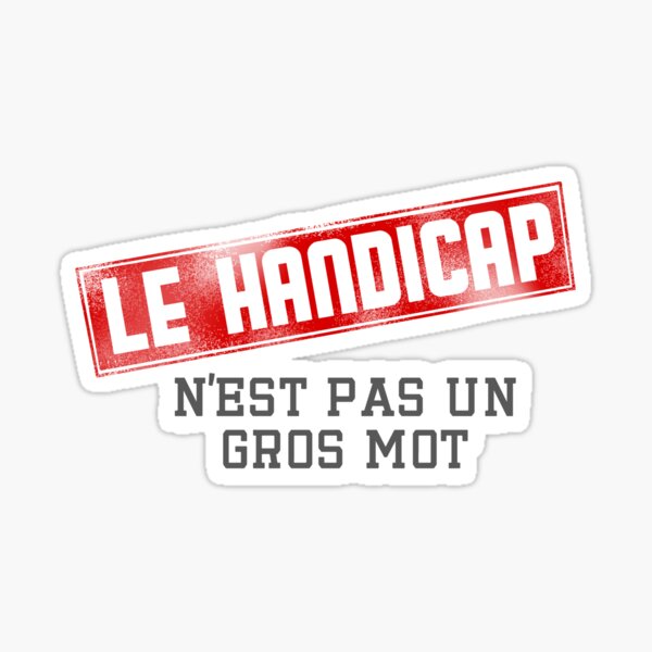 Aperçu de l'œuvre Le handicap n'est pas un gros mot créée et vendue par Becky-Marie.
