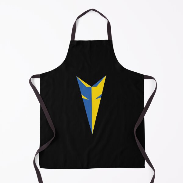 Item preview, Ukrainian Blue & Yellow Fox Head Art on Black designed and sold by sleepingdogprod.