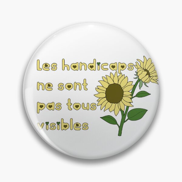 Item preview, Les handicaps ne sont pas tous visibles designed and sold by Becky-Marie.