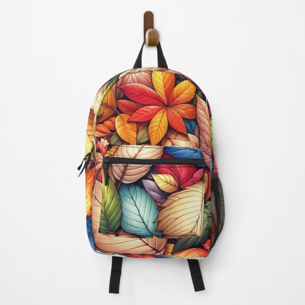 Item preview, Colorful Pattern with Leaves Horizontal View designed and sold by EXON-Publishing.