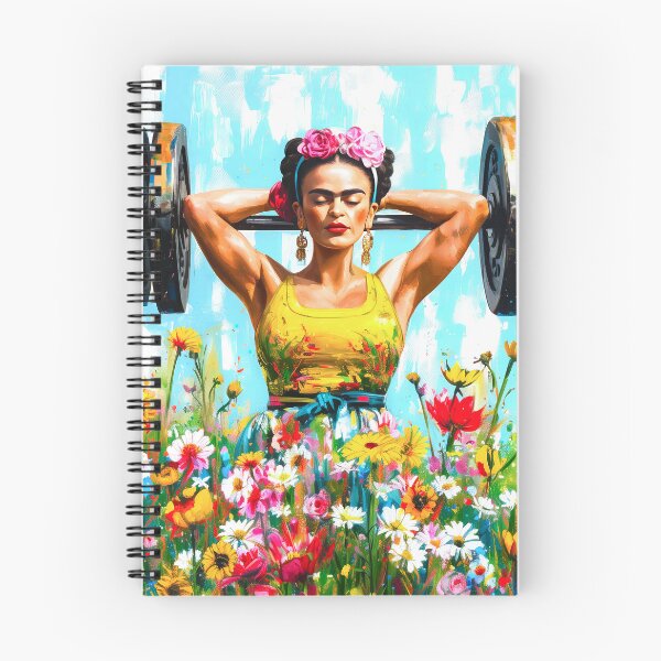 Item preview,  Frida Kahlo Flowers Frida Kahlo, Weightlifting  designed and sold by TeeARTHY.