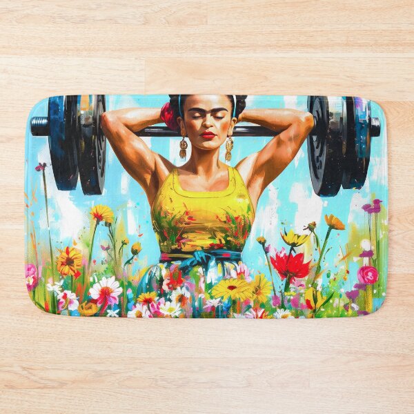 Item preview,  Frida Kahlo Flowers Frida Kahlo, Weightlifting  designed and sold by TeeARTHY.