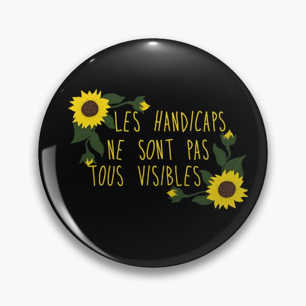 Item preview, Les handicaps ne sont pas tous visibles designed and sold by Becky-Marie.