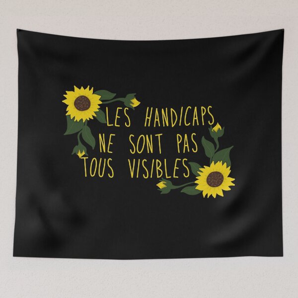 Item preview, Les handicaps ne sont pas tous visibles designed and sold by Becky-Marie.