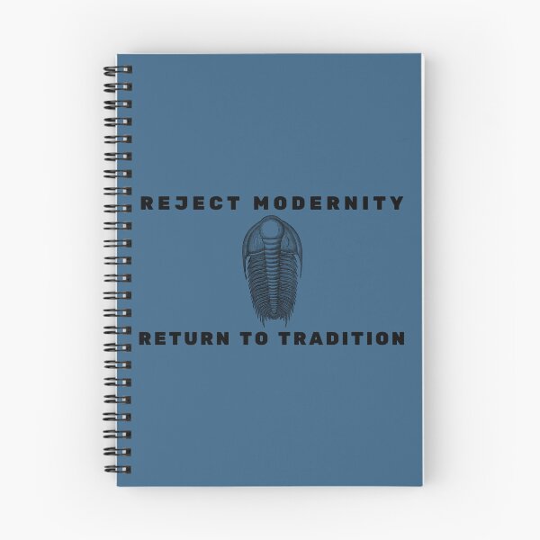 Item preview, Reject Modernity, Return to Trilobite (black) designed and sold by SweetsAndSavary.