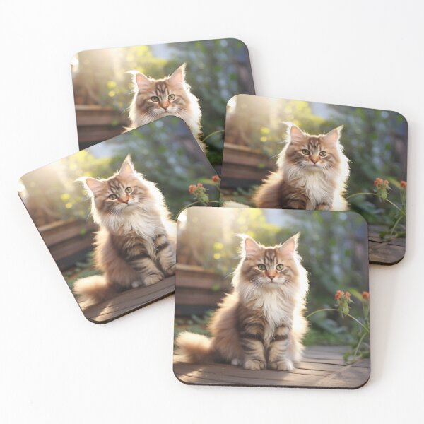 Item preview, Cute Fluffy Kitten Outside designed and sold by Static-Panda.