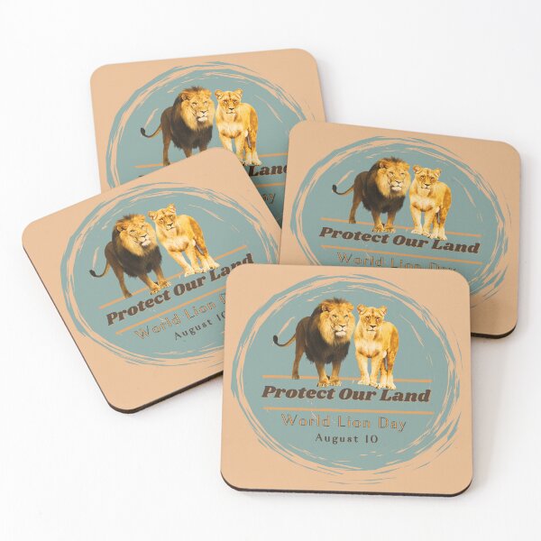 Item preview, World Lion Day - Save the Lions - I Love Lions designed and sold by RoseGenuine.