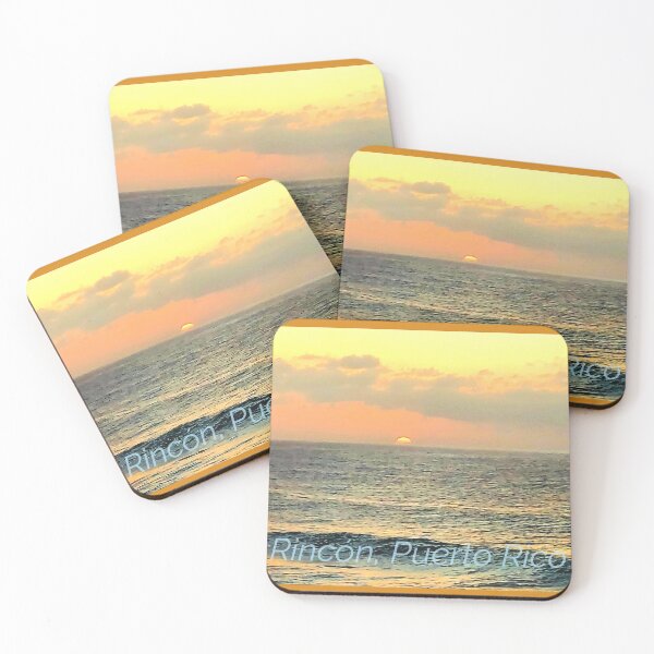Item preview, Sunset from The Lighthouse at Rincón Puerto Rico designed and sold by NahyArt.