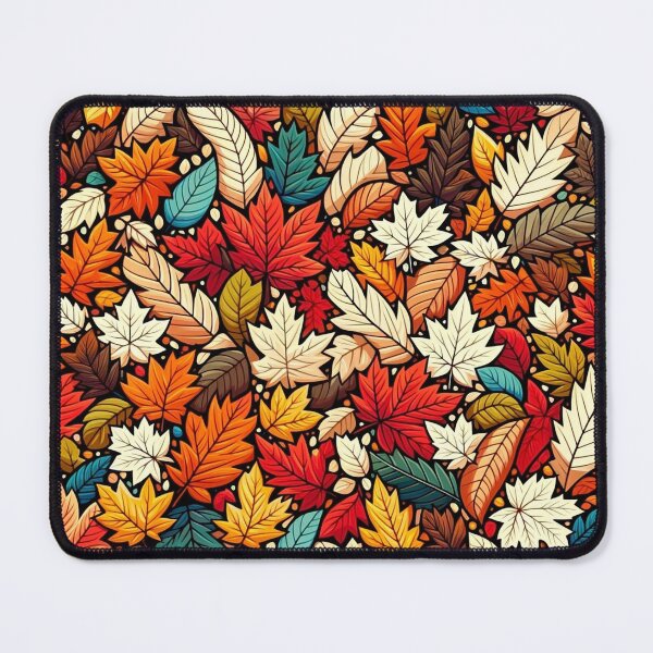 Item preview, Colorful Pattern with Leaves Horizontal View designed and sold by EXON-Publishing.