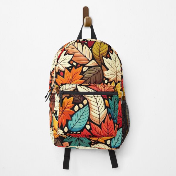Item preview, Colorful Pattern with Leaves Horizontal View designed and sold by EXON-Publishing.