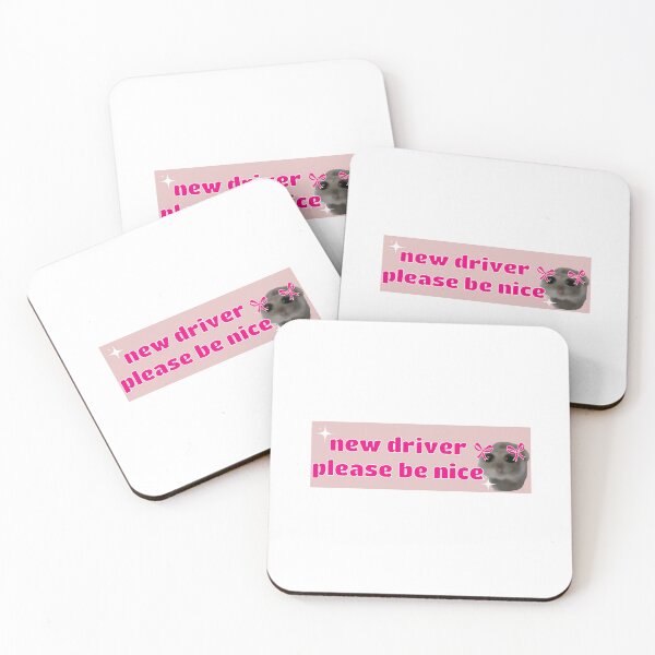 Item preview, new driver please be nice sad hamster viral meme designed and sold by Karisdesignss.