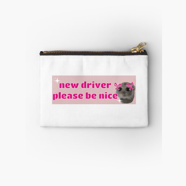 Item preview, new driver please be nice sad hamster viral meme designed and sold by Karisdesignss.