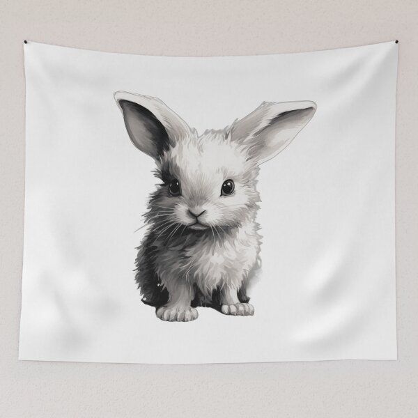 Item preview, Cute rabbit! designed and sold by HarmonicBrush.